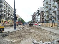 A 3 éve épített vágányokat bontották most fel., Fehérvári út, Budapest (forrás: VEKE)