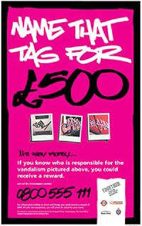 A plakáton a képeken szereplő 3 tag tulajdonosát keresik. Akik bejelentést tesznek, 500 font (kb. 180 ezer forint)jutalomra számíthatnak. (forrás: Transport for London(tfl.gov.uk))