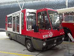 1987-es gyártású Steyr SC 6F 72 típusú midibusz, melyet 1995-ben vontak ki a forgalomból. A busztípusból egy példány egy rövid ideig a BKV-nál próbázott. (forrás: Müller Péter)