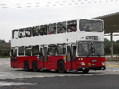 Telephelynézés egy Gräf & Stift DDH 200/43/16 busszal. A hetvenes évek második felében gyárott buszok 1991-ig szolgáltak az osztrák fővárosban. (forrás: Müller Péter)