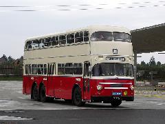 A másik telephelynéző busz egy Gräf & Stift DD - 2FU volt, a hatvanas évek elejéről. A kilenc beszerzett kocsi 1979-ig volt forgalomban. (forrás: Müller Péter)