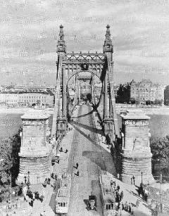 A régi Erzsébet híd., Erzsébet híd, Budapest (forrás: Főváros tömegközlekedésének másfél évszázada)