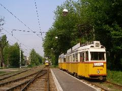A 41-es villamos Kamaraerdőben a hosszabbítás után, Kamaraerdő, Budapest (forrás: Feld István Márton)
