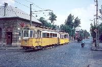 13-as villamos indul a Wesselényi utca megállóhelyről az 1970-es években , XX. Török Flóris utca, Budapest (forrás: Tim Boric)