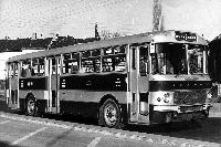A FAÜ GA 81-03 frsz. Ikarus 556 tyípusú autóbusza az 5-ös viszonylaton., Budapest (forrás: Németh Zoltán Ádám gyűjteménye)