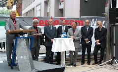 A kasseli pályaudvar átépítési munkálatainak ünnepélyes megnyitója, Hauptbahnhof, Kassel (forrás: Nordhessische Verkehrsverbund)