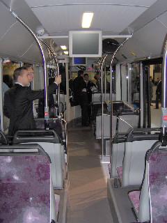 MAN Lion's City szóló városi autóbusz belső tere, BusWorld 2005, Kortrijk (forrás: Friedl Ferenc)