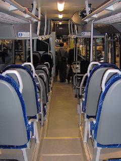 Volvo 8700 LE belseje, BusWorld 2005, Kortrijk (forrás: Friedl Ferenc)