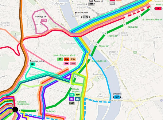 A VEKE javaslata a 4-es metró átadása utáni felszíni hálózatra